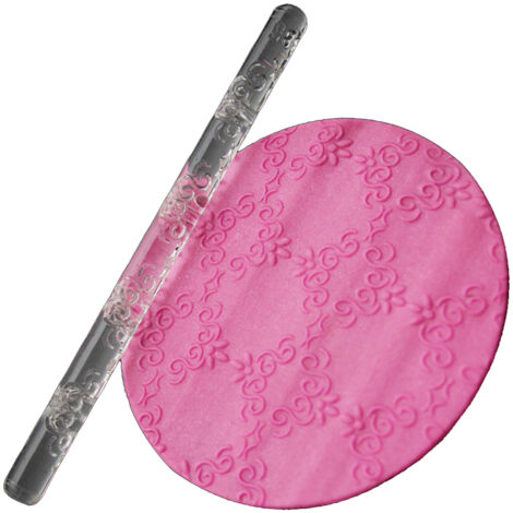 High Quality Acrylic Rolling Pin Pastry Rolling Pin Fondant Plasticine Roller DIY Cake 04 (1/5)