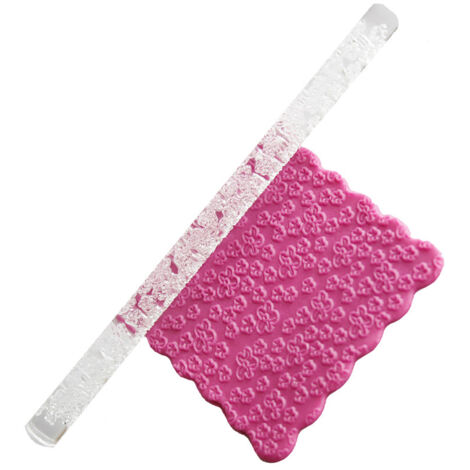 High Quality Acrylic Rolling Pin Pastry Rolling Pin Fondant Plasticine Roller DIY Cake 22 (1/4)