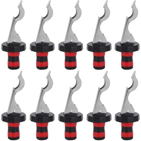 10PCS Manual Press Corks Red Wine Bottle Stopper Beverage Bottle Silicone Vacuum Plug Tool (1/5)