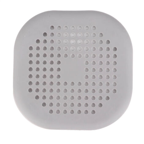 Household Plastic Sewer Filter Shower Drain Floor Drain Waste Drainer Bathroom Kitchen (Grey) (1/5)