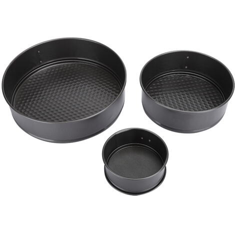 3Pcs/Set 11cm 18cm 24cm Removable Bottom Round Shape Buckle Cake Mold DIY Baking Accessories (1/5)