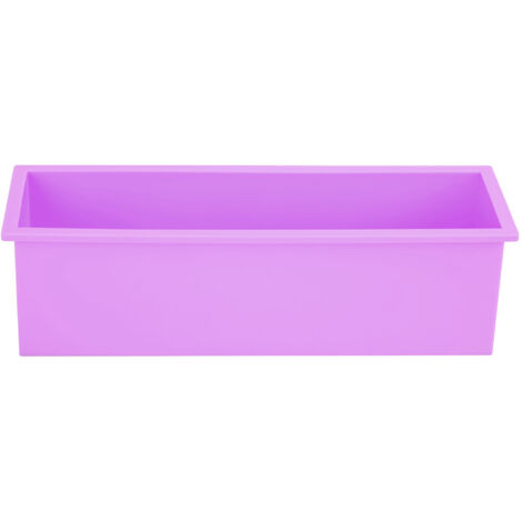 1200ML Rectangle Silicone Soap Mold DIY Toast Mould Making Box Tool (1/5)