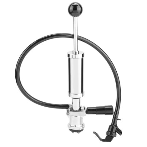 4 In Draft Beer Picnic Tap Party Pump Heavy Duty Beer Keg Tap Pump with Squeeze Trigger(D) (1/5)