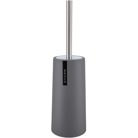Toilet Brush With Holder Duty Stainless Steel Upgraded Handle Scrubber Cleaner Set(Gray) (1/5)