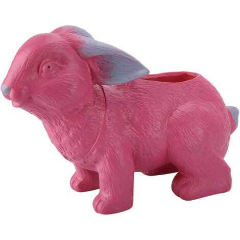 Personality Animal Rabbit Flower Pot Cactus Succulent Plant Pot Garden Decoration (Pink) (1/5)