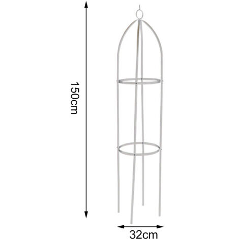 Flower Stand Iron Plant Climbing Frame Outdoor DIY Flower Garden Support Rack (1/5)