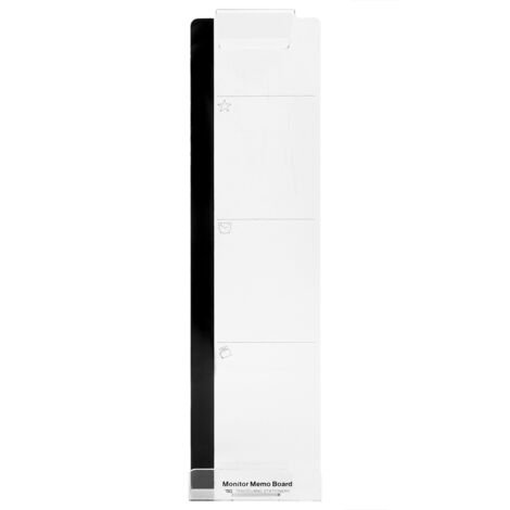 Computer Screen Monitor Memo Board Acrylic Message Memo Boards Sticky Reminder(Right) (1/5)