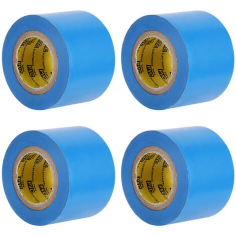 4Pcs Electrician PVC Waterproof Electrical Insulated Sealing Tape Repair Tools 4.4cmBlue