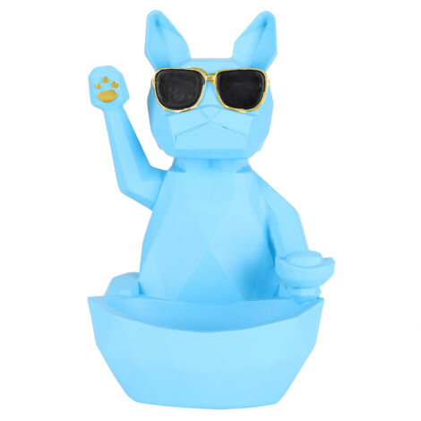 Household Cartoon Cat Anti-slip Remote Control Key Storage Box Case Organizer Decoration Blue (1/5)