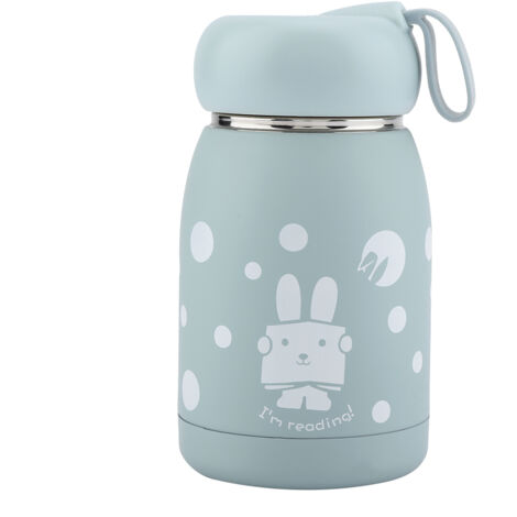 Stainless Steel Cute Rabbit Pattern Vacuum Cup Mug Thermos Cup Water Bottle (Blue) (1/5)