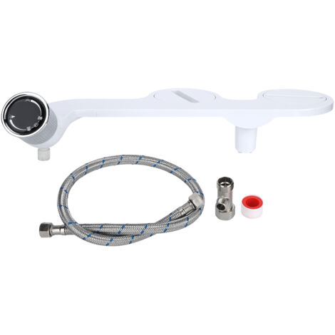 G1/2in Thread Toilet Bidet Seat Attachment Cold Water Spray Double Nozzle Non Electric Sprayer (1/5)