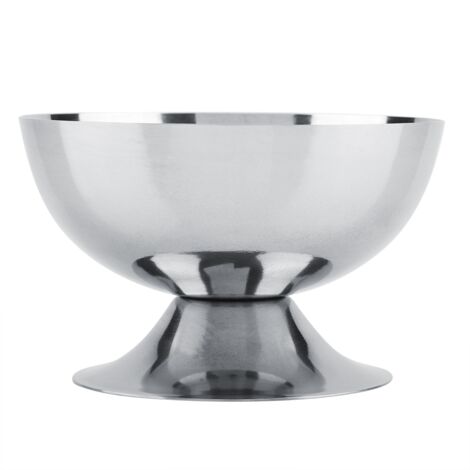 Stainless Steel Ice Cream Cups Serving Dessert Dish Bowls for Salad Fruit Pudding(Short) (1/5)