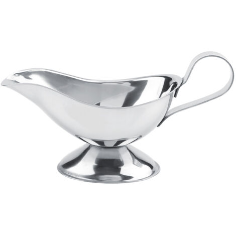Stainless Steel Steak Pepper Sauce Boat Seasoning Container for Restaurant Kitchen(3oz) (1/5)