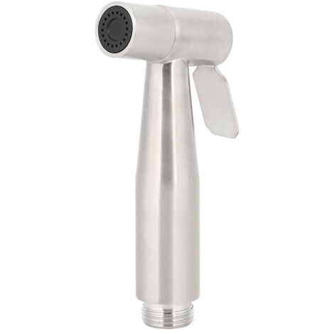 Household Bathroom 304 Stainless Steel Handheld Shower Nozzle Toilet Bidet Sprayer (1/5)