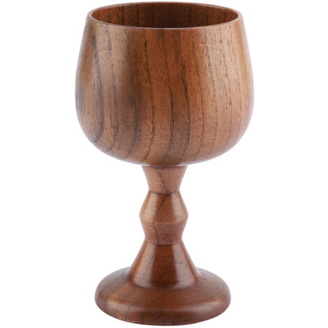 Healthy Wooden Cup Elegant Coffee Wine Grape Drinking Cups Multi functional Wood Mug (1/5)