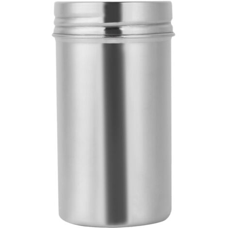 304 Stainless Steel Sealed Storage Jar Portable Tea Coffee Beans Container Large (1/5)