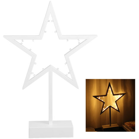 Star Shape LED Night Light Table Night Lamp Home Room Xmas Christmas Decor Kid Gift (1/5)