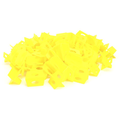 200Pcs DIY Tile Leveling System Kit Floor Wall Ceramic Tile Paving Tools Building Supply Yellow (1/5)