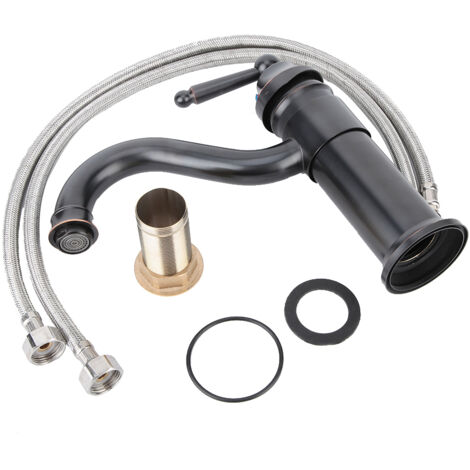 Brass Bathroom Sink Faucet One Handle Kitchen Water Tap Basin Mixer Tap(G3/8") (1/5)