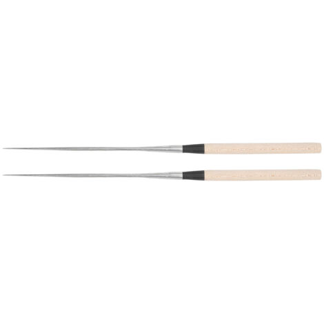 Stainless Steel Chopsticks Japanese Sushi Chopstick with Wood Handle Kitchen AccessoryL Size (1/5)