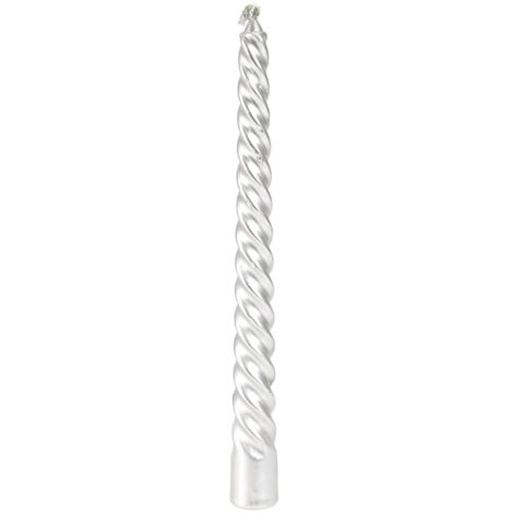 4Pcs Modern Style Long Shape Candle Set Home Christmas Wedding Decoration Ornament (Silver) (1/5)