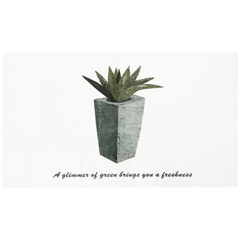Cartoon and Transparent Self Adhesive Kitchen Oil Resistant Sticker Wall Tile Decals (Plants) (1/3)