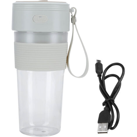 300ml Portable USB Rechargeable Mini Juicer Fruit Extractor Blender for Home Office Travel OutdoorsGreen (1/5)