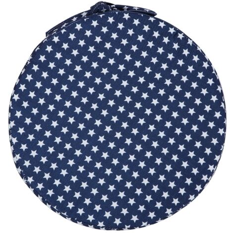 Comfortable Children Seat Pad Support Cushion Sit Up Chair Stool Heightening Seat for Infant BabyBlue Star (1/5)