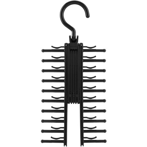 Adlustable Cross X Tie Rack Belt Scarves Hook Hanger Holder Organizer (1/5)