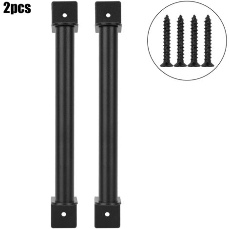 Carbon Steel Barn Door Handle Heavy Duty Pull Handle for Sliding Door Closet (1/5)