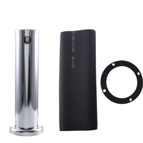 3" Stainless Steel Adjustable Draft Beer Kegerator Tower Beer Dispenser Tool((Single Faucet) (1/5)
