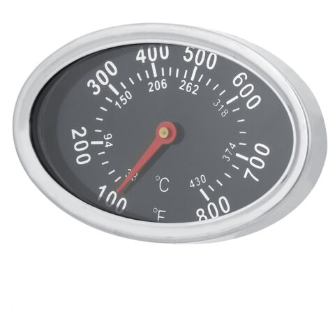 Stainless Steel BBQ Smoker Grill Thermometer Temperature Gauge 430℃ (1/5)