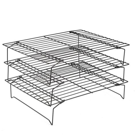Stainless Steel Cooling Rack Nonstick Cooking Grill Tray For Biscuit / Cake / Bread (1/5)