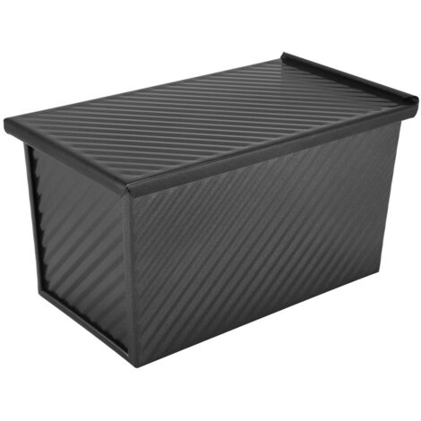 Carbon Steel Bread Cake Mold NOn Stick Toast Desserts Maker Baking Mould with Lid (1/5)
