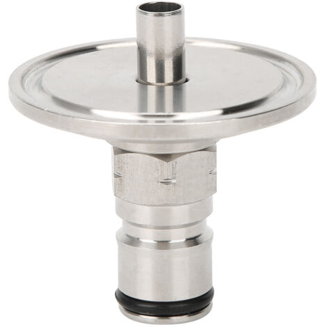 1.5in Gas Lock Post Adapter Tri Clamp to Ball Connector Beer Brewing Accessory Brewer Fitting (1/5)