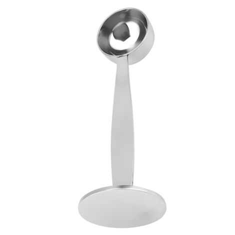 Dual purpose Stainless Steel Tamping Measuring Coffee Bean Powder Spoon Scoop (1/5)