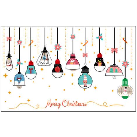 Winter Star Self adhesive Removable Decorative Sticker for Home Office Decor (1/5)