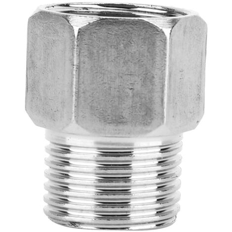 5pcs G1/2” Stainless Steel Pipe Fittings Adapter Connector for Bathroom Kitchen (C)