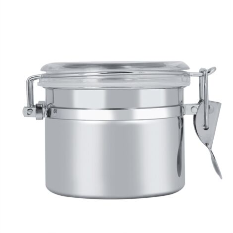 Stainless Steel Coffee Canister Food Storage Jar Tea Sugar Milk Powder Container (107.4cm) (1/5)