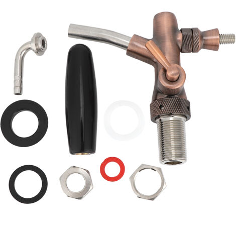 G5/8 Thread Adjustable Beer Tap Faucet Bronze Color Equipment for Home Bar Restaurants (1/5)