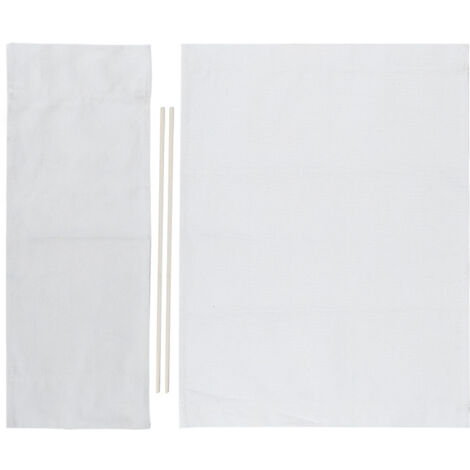 1 Set Director Chair Canvas Replacement Seat Cloth Home Supplies Furniture AccessoriesWhite (1/5)