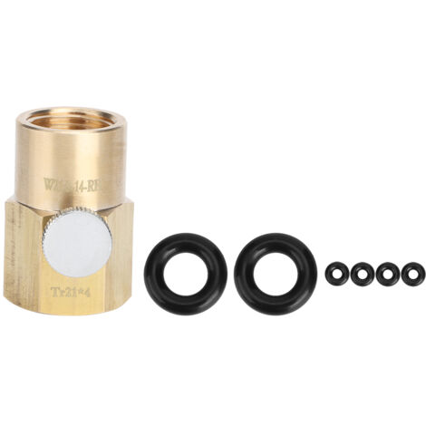 Tr21x4 to W21.8-14-RH CO2 Adapter Soda Water CO2 Cylinder Adapter Filling Valve Connector (1/5)