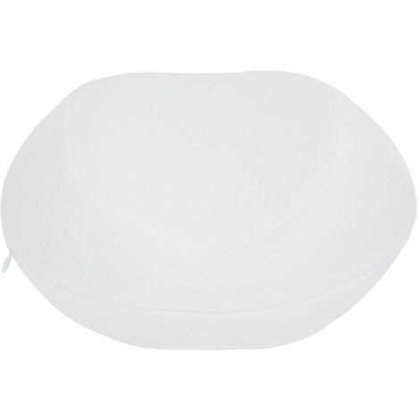 Household High Density Memory Foam Knee Pillow Comfort Sleeping Leg Pillow Relief CushionWhite (1/5)