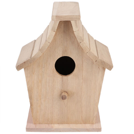 Wood Bird House Breeding Box Hanging Bird House Pet Supplies for Parrots Budgerigar Small Birds (1/5)