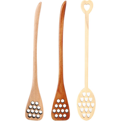 3Pcs Stirring Rod Coffee Milk Honey Mixing Spoon Stick with Long Handle for Home Coffee Shop (1/5)