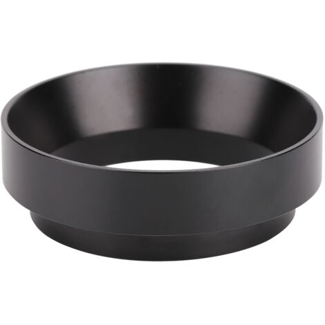 Coffee Powder Dosing Ring Funnel with Magnetic Replacement Coffee Maker AccessoryBlack 58mm with Magnetic (1/5)
