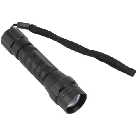 LED Flashlight White Light Battery Powered Aluminium Alloy Retractable Zoom Camping Flashlight for Fishing Repair (1/5)