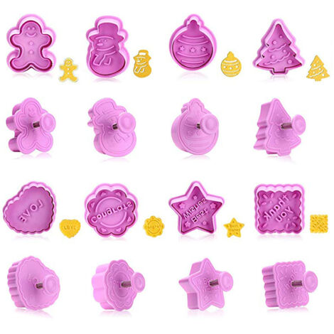 8PCS Spring Mold Christmas Thanksgiving Biscuits Cutter Baking Tool (1/5)