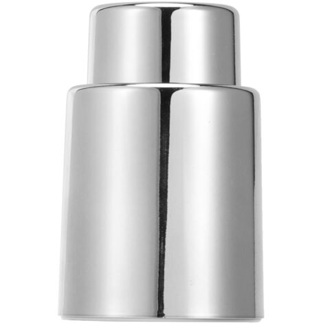 Red Wine Bottle Stoppers Stainless Steel Vacuum Champagne Preserver Sealer for Bar Party Use (1/5)