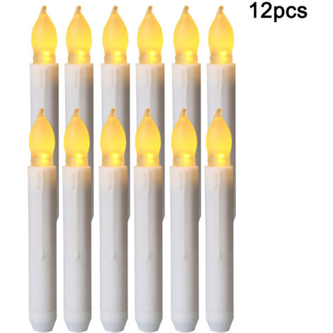 12PCS LED Candle Light Electronic Candle Light Flameless Candle Light for Festival Celebration Halloween Christmas (1/5)